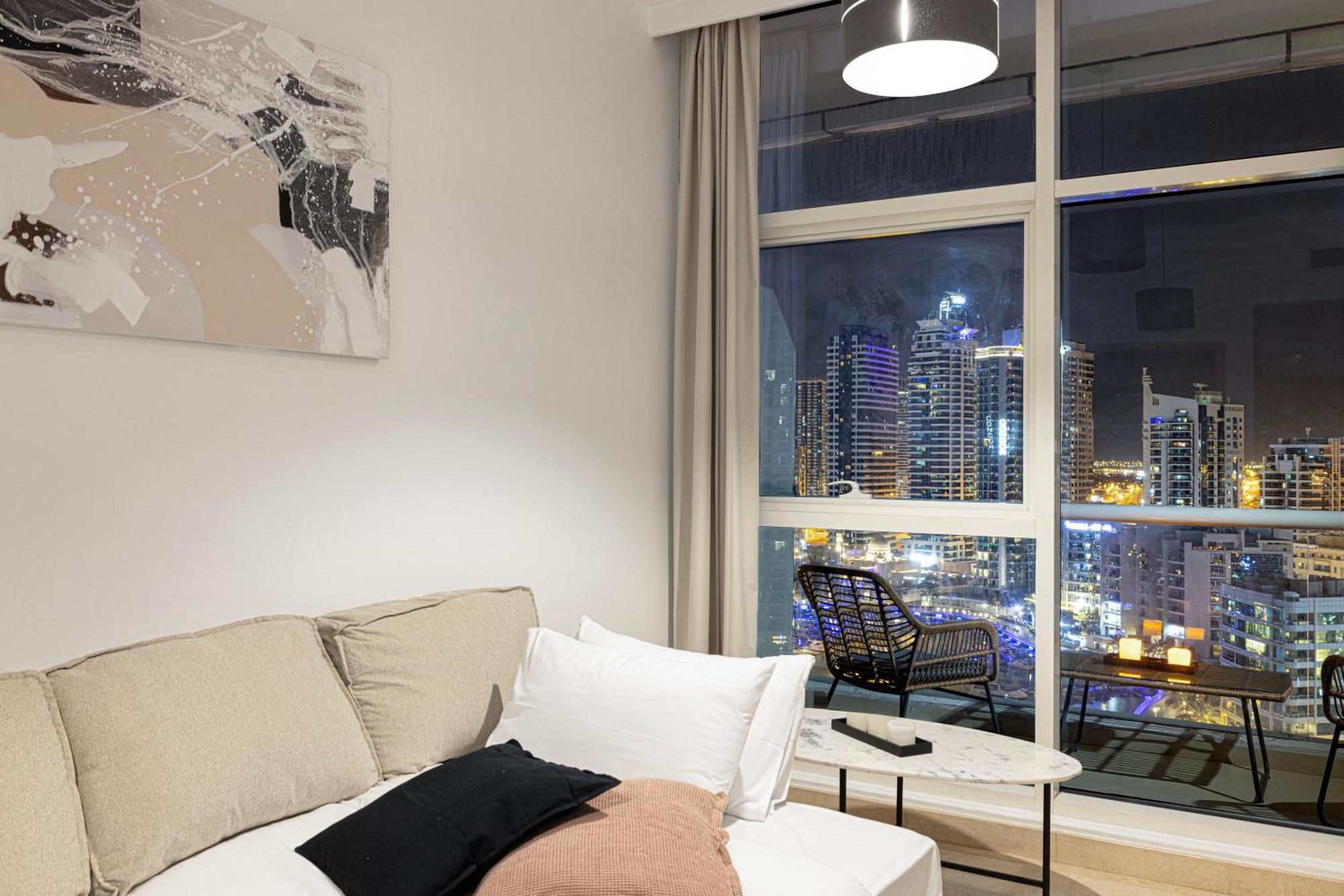 Ferienwohnung Luxury 1Br At Dubai Marina: Stunning Marina Views, Pool & Gym Exterior foto