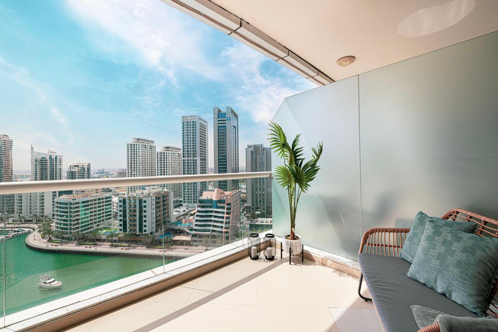 Ferienwohnung Luxury 1Br At Dubai Marina: Stunning Marina Views, Pool & Gym Exterior foto