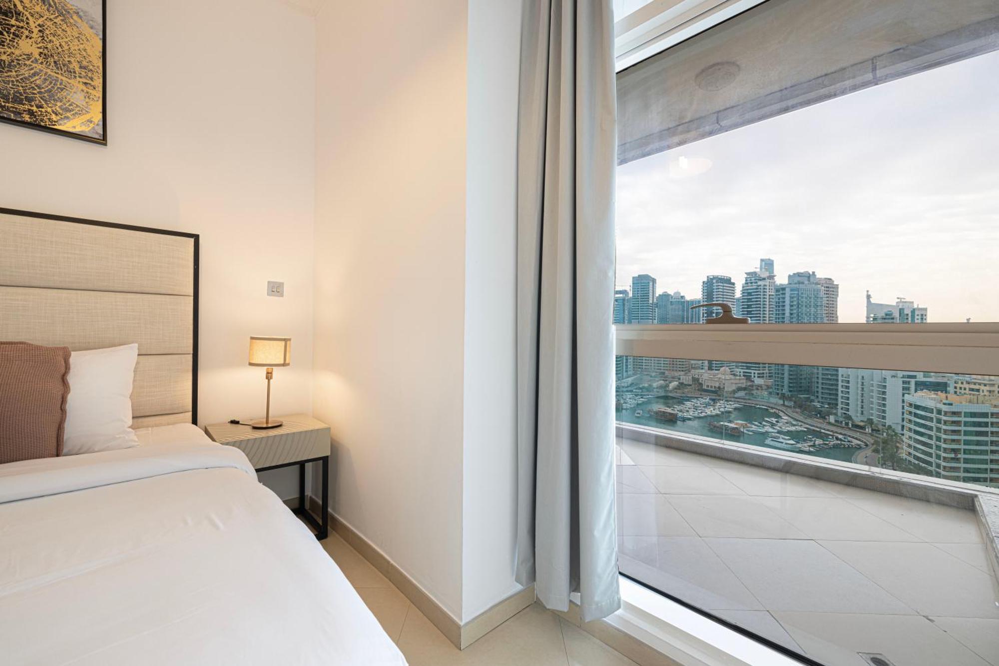 Ferienwohnung Luxury 1Br At Dubai Marina: Stunning Marina Views, Pool & Gym Exterior foto