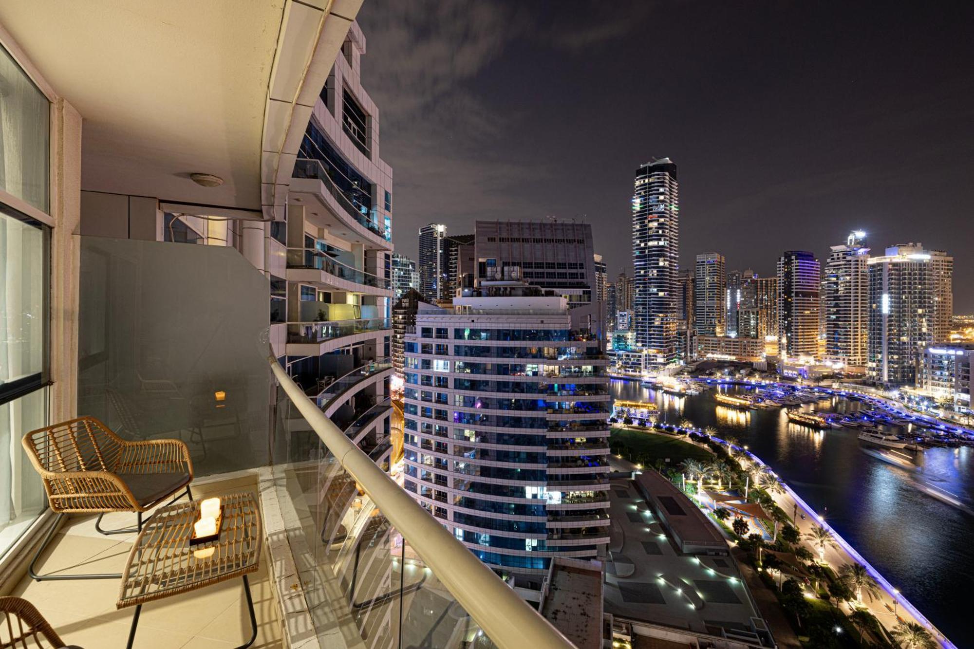 Ferienwohnung Luxury 1Br At Dubai Marina: Stunning Marina Views, Pool & Gym Exterior foto