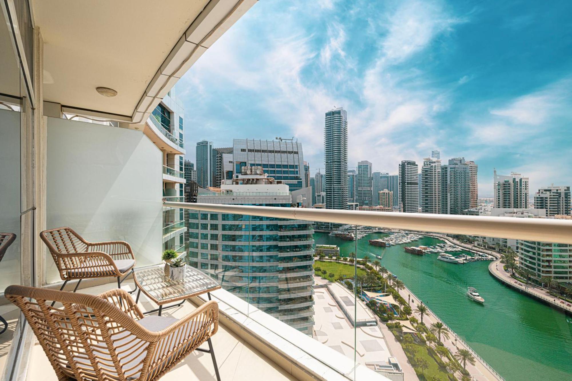 Ferienwohnung Luxury 1Br At Dubai Marina: Stunning Marina Views, Pool & Gym Exterior foto