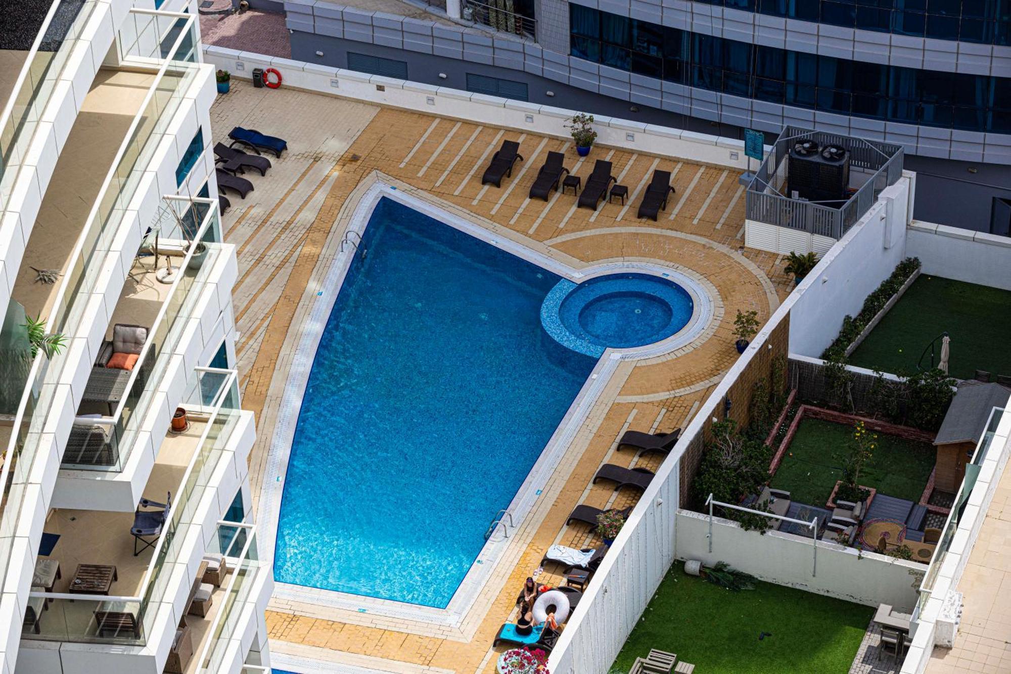 Ferienwohnung Luxury 1Br At Dubai Marina: Stunning Marina Views, Pool & Gym Exterior foto